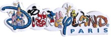 Disneyland Paris Characters Logo fridge magnet
