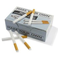 RIZLA MAKE YOUR OWN KING SIZE Cigarette Concept Filter Tubes - 500 1000 1500