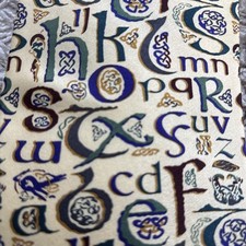 Men's Neck Tie Celtic Alphabet