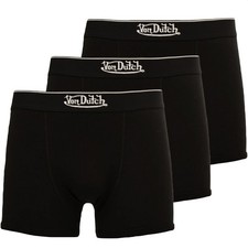 Von Dutch Mens Covoy 3 Pack Elasticated Trunk Underpants Boxer Shorts - L