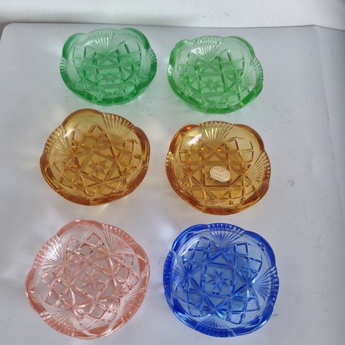 Bohemian czech cut glass mid - czech,