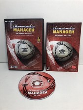 Championship Manager Season 01/02  PC CD ROM Complete Windows 95/98