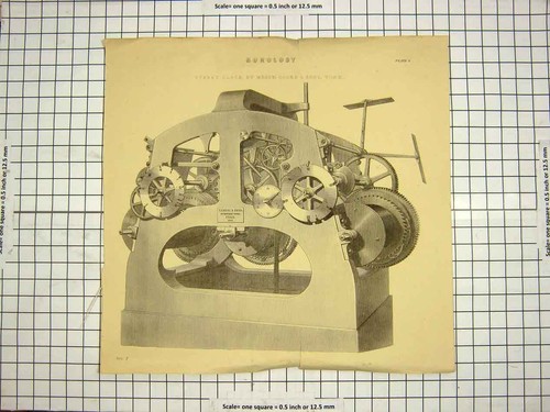 Original old antique - original, print