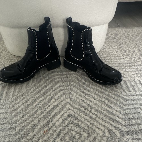 Womens black patent leather - patent,