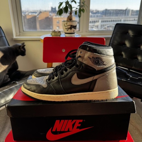 Nike aj1 men grey black - nike, grey/black