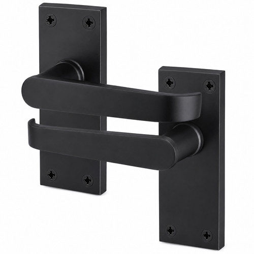 Matt black door handles - door,