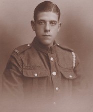 WW1 British Army Soldier RPPC