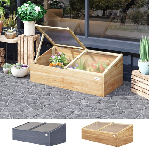 Wooden cold frame - wooden, greenhouse