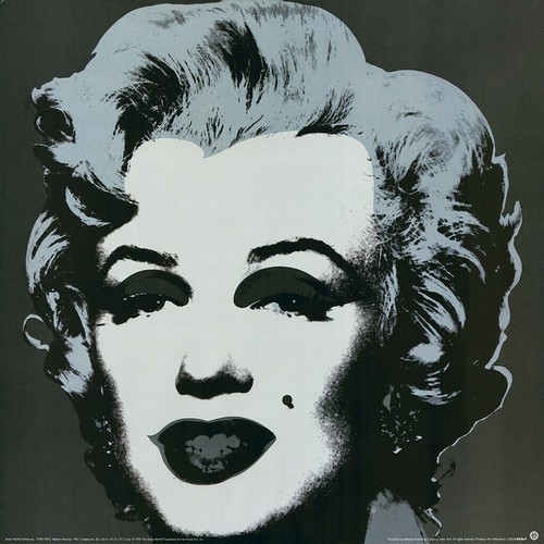 Andy warhol marilyn black - andy, black"