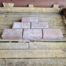 230no Reclaimed Red Concrete Paving Blocks Sets New Old Stock 200 x 100 x 60mm