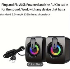 USB 3.5mm Wired Computer