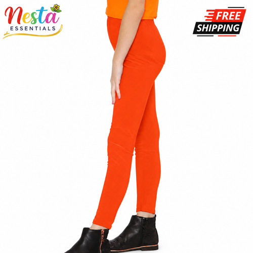 Girls plain leggings - leggings, kids