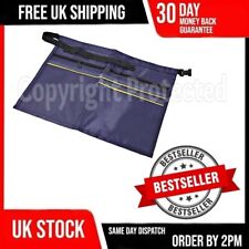 5 POCKET MARKET TRADERS DENIM APRON POUCH MONEY HOLDER ADJUSTABLE WAIST BELT BAG