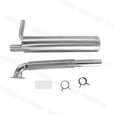 1 Set Front Muffler Canister