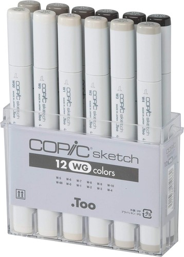 Copic sketch marker set 12 - marker,