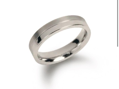 Boccia titanium ring 0129 - titanium,