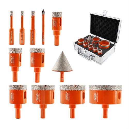 Diamond core drill bit - diamond, set