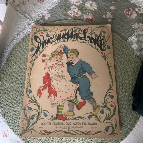 Old sheet music for the - for,