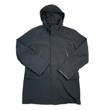Woolrich black parka coat - black,