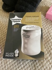 Tommee Tippee Single Baby Bottle Steriliser Travel use with Microwave or Tablet