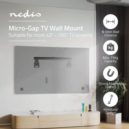 Fixed wall bracket - tv, ultra