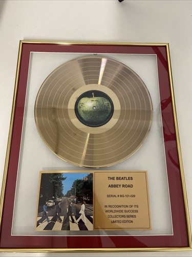 The beatles gold disc abbey - beatles,