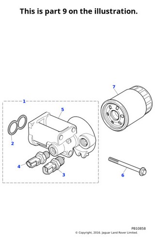 Jaguar oil filter engine - oil,