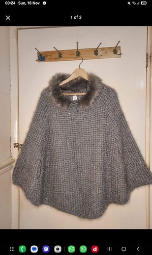 Next fur jumper poncho women - next,