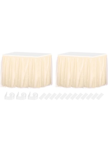 Pack 6ft champagne tulle - pack,