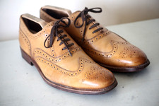 Grenson Oxford Brogue Goodyear Welted Shoes 9 F