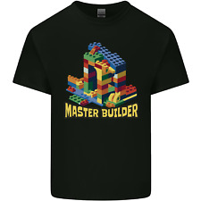 Master Builder Bricklayer Bricky Building Blocks Mens Light Cotton T-Shirt