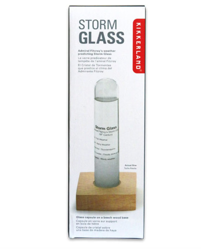 Kikkerland storm glass - storm,