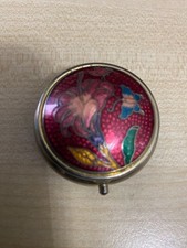 Cloisonné Enamel Red , Pill