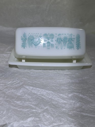 Pyrex butter dish - pyrex,