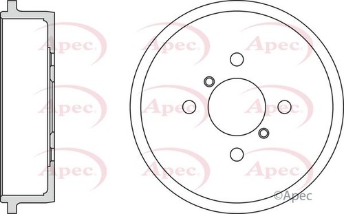 Apec brake drum rear - brake,