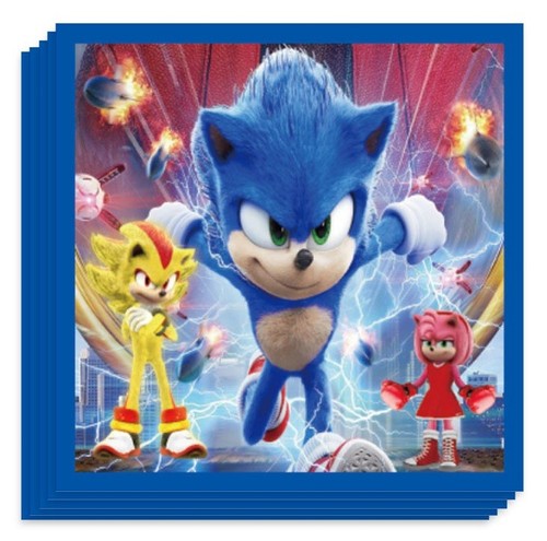 Sonic the hedgehog napkin - sonic,