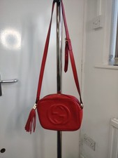GUCCI SoHo Disco Crossbody Bag In Red