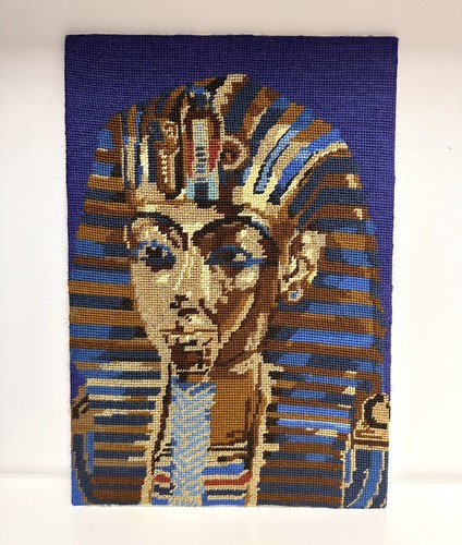 Vintage completed needlepoint - vintage,