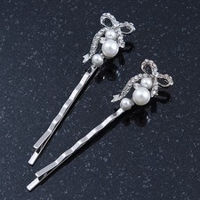 Pair Of Clear Crystal