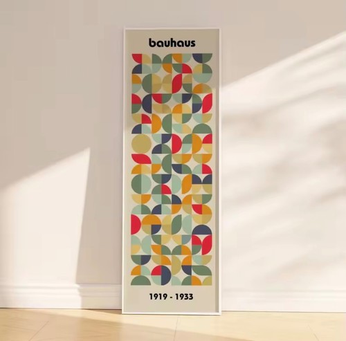 Large bauhaus canvas wall art - wall,