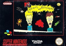 MTVs Beavis And Butthead - Nintendo Super NES SNES Action Video Game Boxed