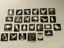 Bird themed stencils for