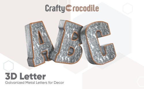 Galvanized metal letters for - galvanized,
