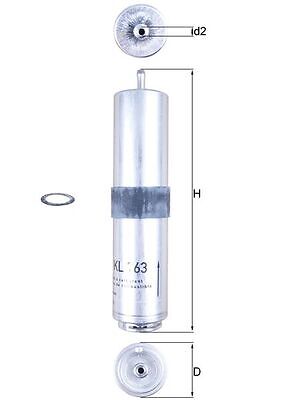Knecht 763d fuel filter for - fuel,