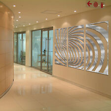 3d Optical Illusion Panels Metal Steel Wall hanging Decor ArtHome Decoration