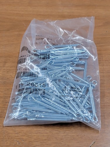 Cotter pins 1 - 1/8", 1-1/4"