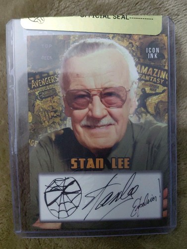 Stan lee 2022 top deck - stan, icon