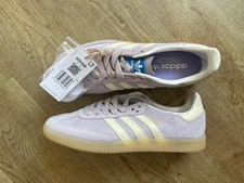 STUNNING BNWT ADIDAS SAMBA LILAC SUEDE TRAINERS (WITH GUM SOLES) - SIZE 6.5 UK