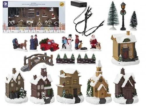 Christmas mini village - christmas,
