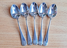Set 5 Rattail Coffee Spoons FENTIA Fenton Bros Replacement Cutlery